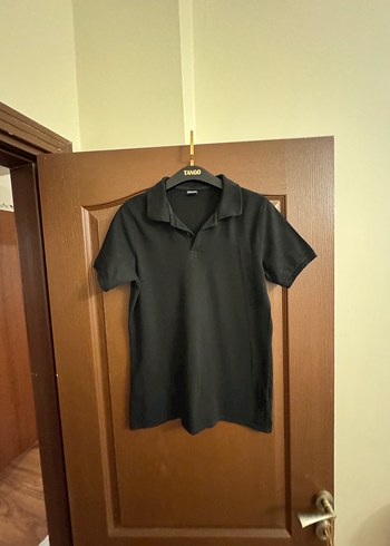 xs Beden siyah Renk Siyah Kısa Kollu Erkek Polo Yaka Tişört