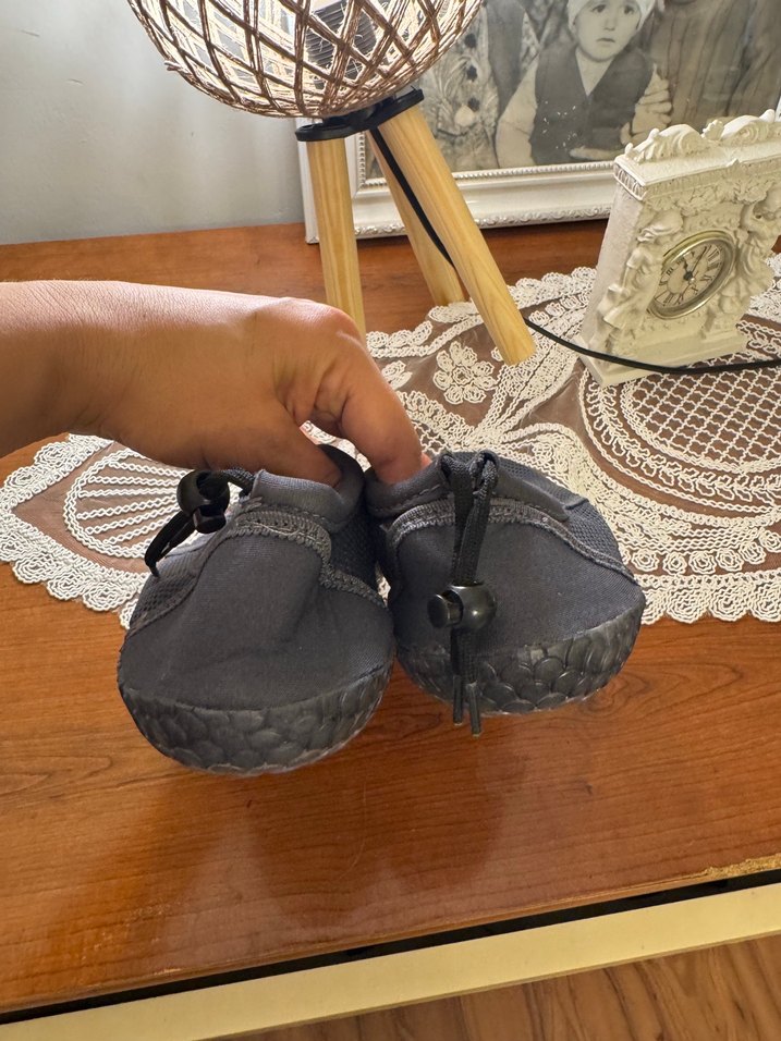 Gri Erkek Günlük Velcro Su Ayakkabısı - Görsel 4