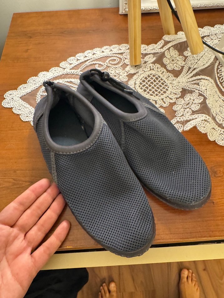 Gri Erkek Günlük Velcro Su Ayakkabısı - Görsel 5