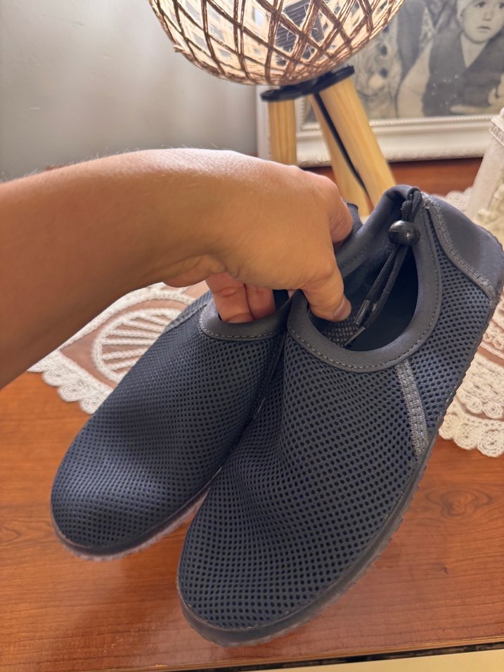 Gri Erkek Günlük Velcro Su Ayakkabısı - Görsel 2