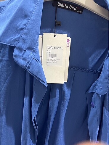 xl Beden mavi Renk cepli viskon sefa merve tunik