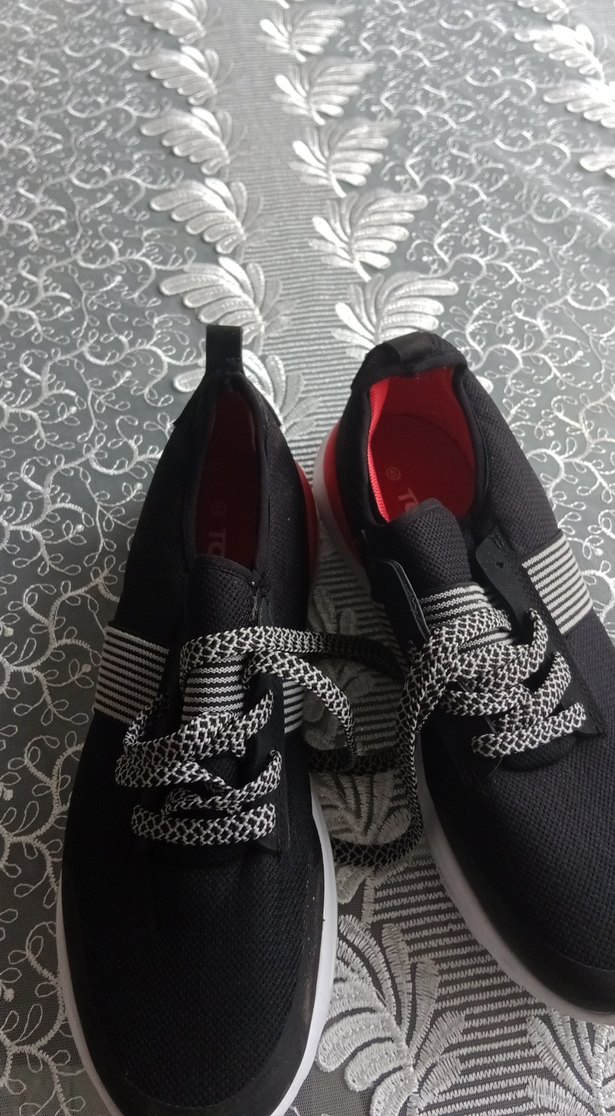 Erkek  Siyah Gri Yılan Desenli Spor Ayakkabı - Görsel 3