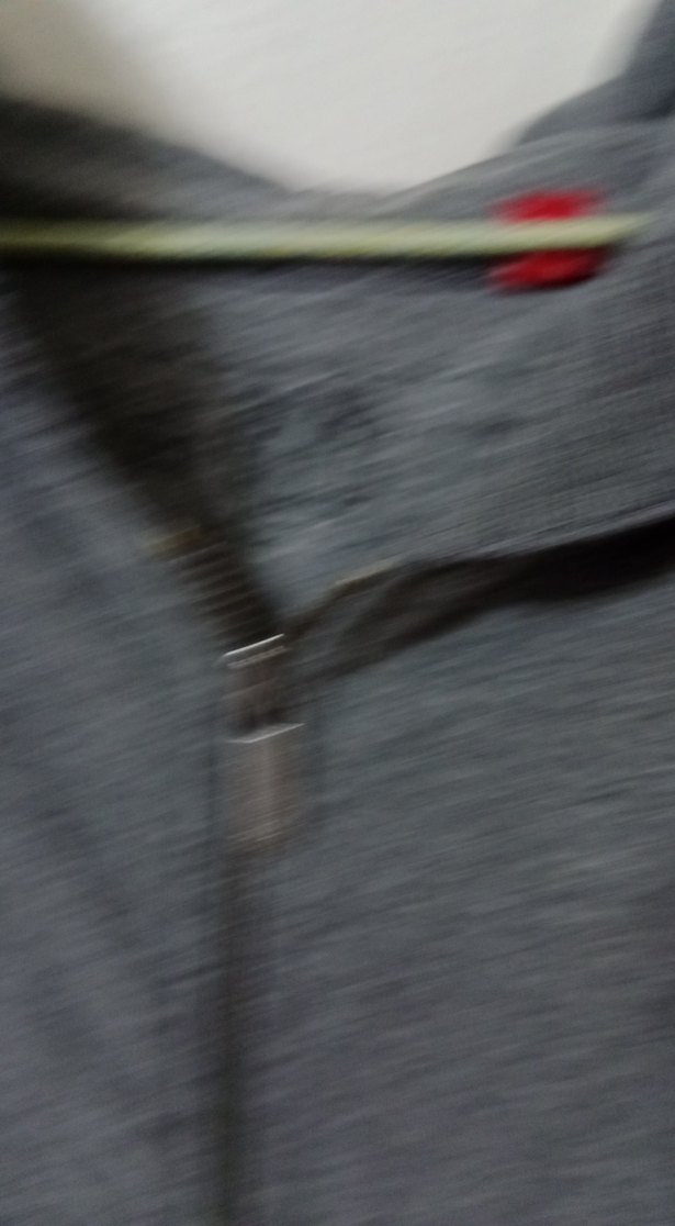 Gri Kapüşonlu Fermuarlı Hamile Hırkası - Görsel 4