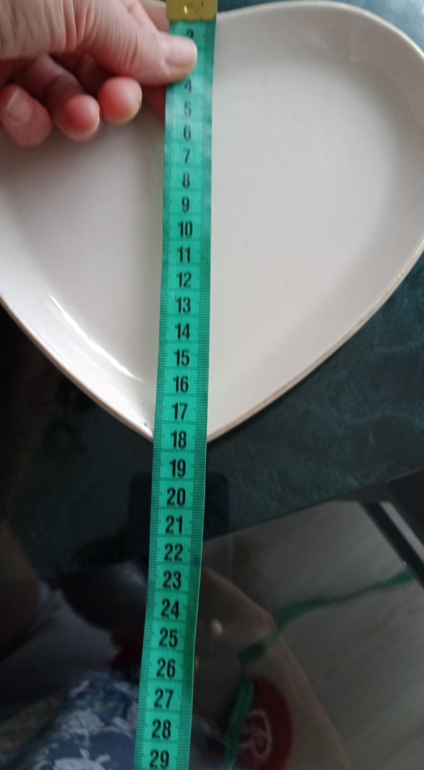 Beyaz Kalp Şekilli Tabak Seti - Görsel 5