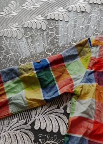LC Waikiki Erkek Çocuk Renkli Düğmeli Gömlek