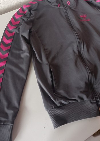 Hummel Fermuarlı Pembe Siyah Ceket - Görsel 3