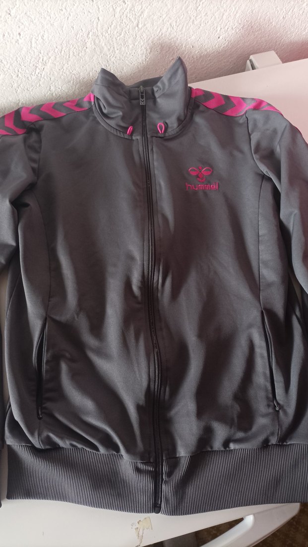 Hummel Fermuarlı Pembe Siyah Ceket - Görsel 4