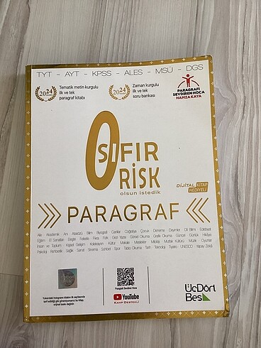 Sıfır risk paragraf soru bankası üç dört beş