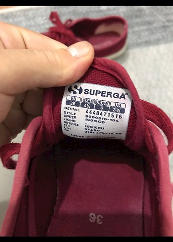 36 Beden bordo Renk Bordo Süperga