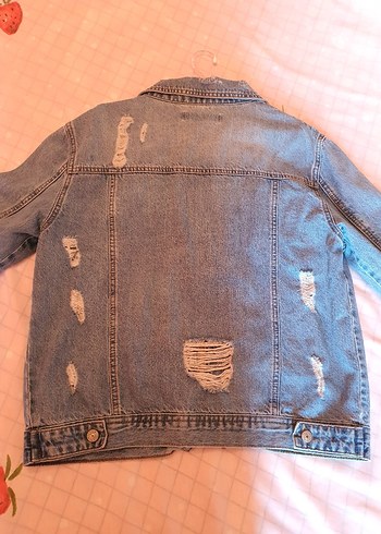 Dilvin Düğmeli Kadın Denim Ceket - Görsel 8