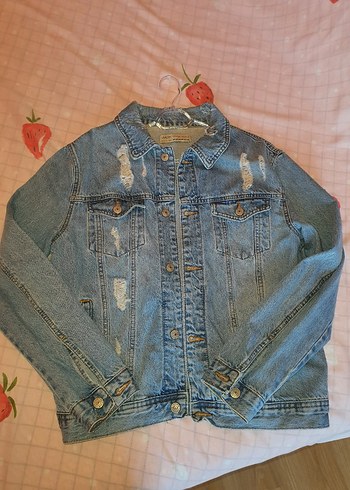 Dilvin Düğmeli Kadın Denim Ceket - Görsel 6