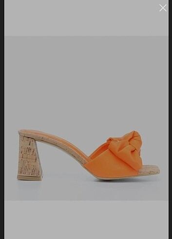 Yaya by Hotiç Turuncu topuklu terlik ???? - Görsel 5