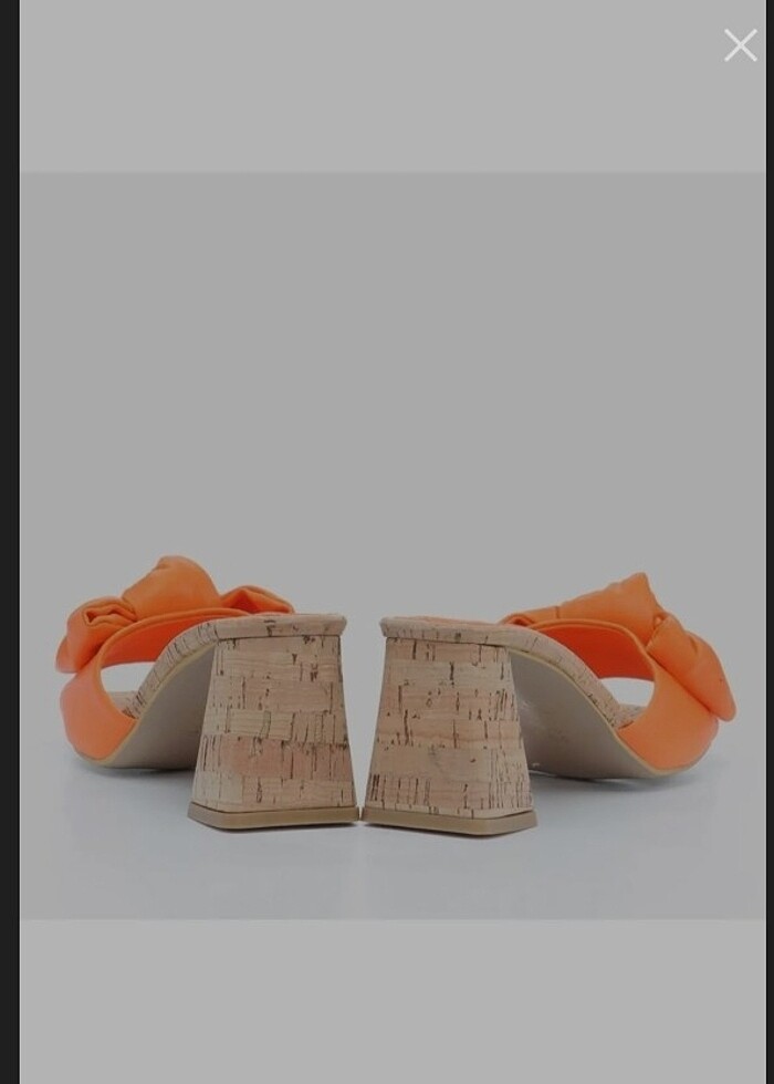 Yaya by Hotiç Turuncu topuklu terlik ???? - Görsel 2