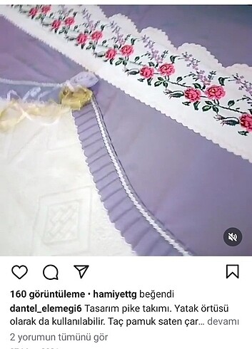 Tasarım yatak takımı 