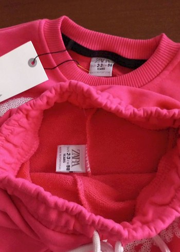 Zara barbie Pembe Eşofman Takımı - Görsel 7