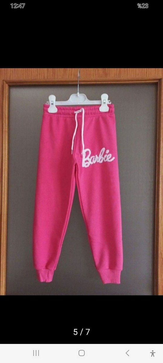 Zara pembe Barbie Kız Eşofman Takımı - Görsel 5