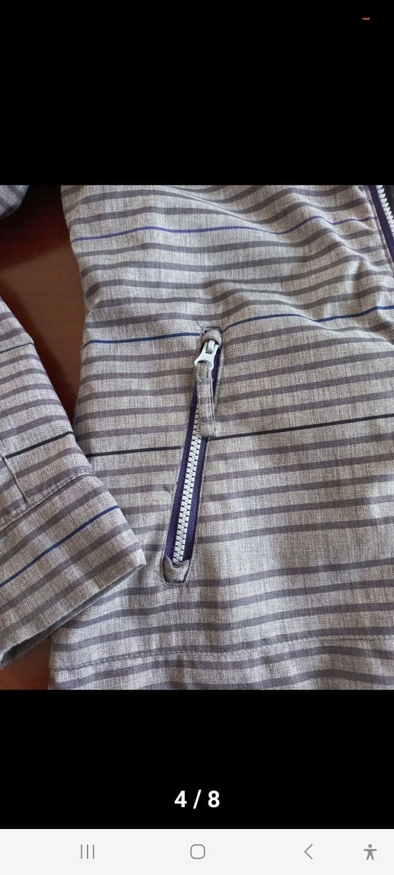 Gri Kapüşonlu Fermuarlı Kadın Mont - Görsel 4