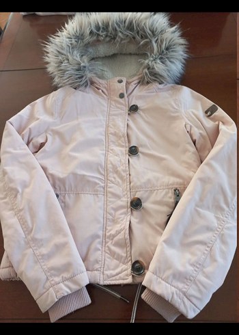 Only orjinal kadın kışlik pembe mont - Görsel 2