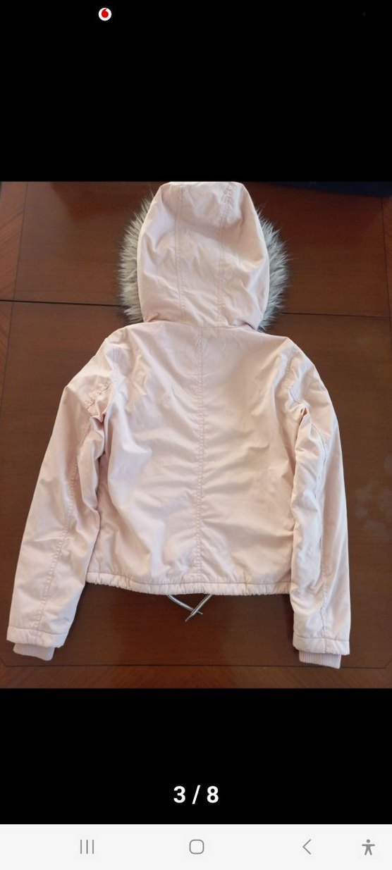 Only orjinal kadın kışlik pembe mont - Görsel 3