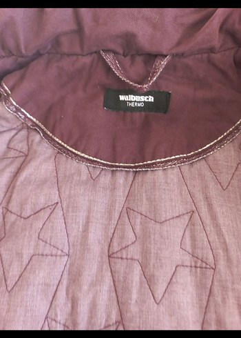 Walbush marka detaylı Mürdüm rengi Midi Kadın Mont - Görsel 6