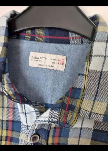 Zara Erkek Çocuk Renkli Ekose Gömlek. - Görsel 6