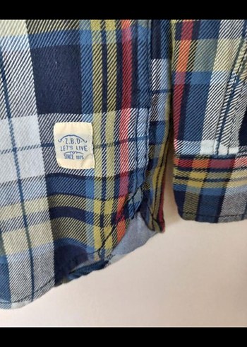 Zara Erkek Çocuk Renkli Ekose Gömlek. - Görsel 4