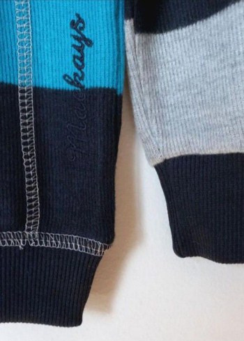 Mackays marka çizgili erkek kazak - Görsel 4