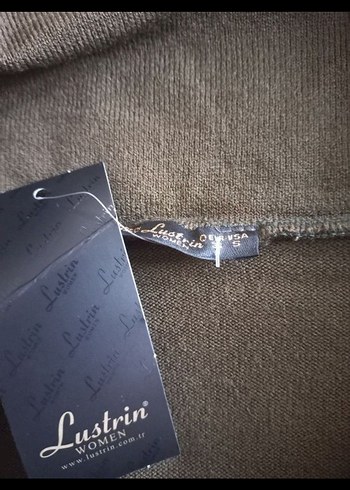 Madonna yaka haki renk dar kesim uzun Elbise - Görsel 6