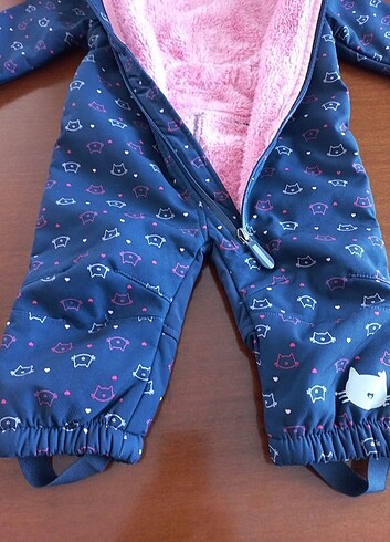 Kız çocuk astronot mont - Görsel 5