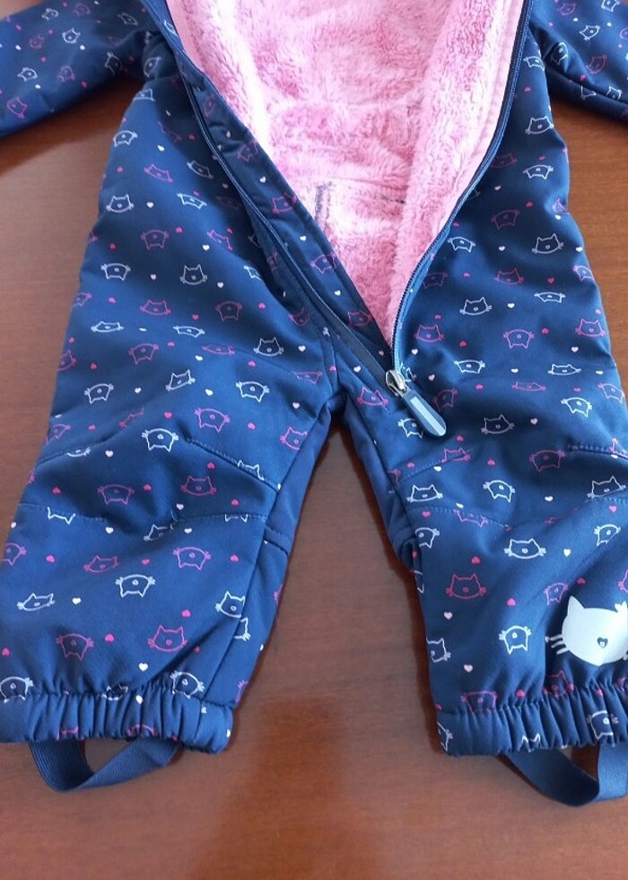 Kız çocuk  astronot mont - Görsel 5