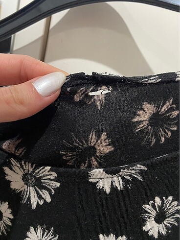 Zara Çiçek Desenli Crop