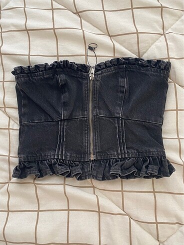 Topshop Straplez Kot Bluz