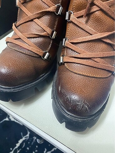 Nine West Kahverengi Topuklu Bot