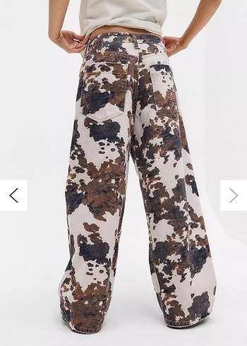 s Beden kahverengi Renk Urban Outfitters Baskılı Jean