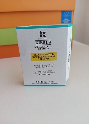 Kiehl's Kiehls sivilce serumu blemish solution solusyon