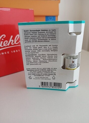  Beden Kiehls sivilce serumu blemish solution solusyon