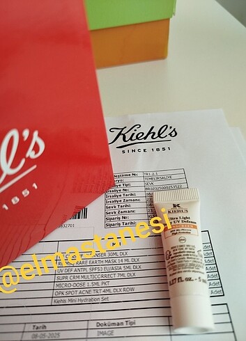 Beden Renk Kiehls güneş kremi orjinal faturali