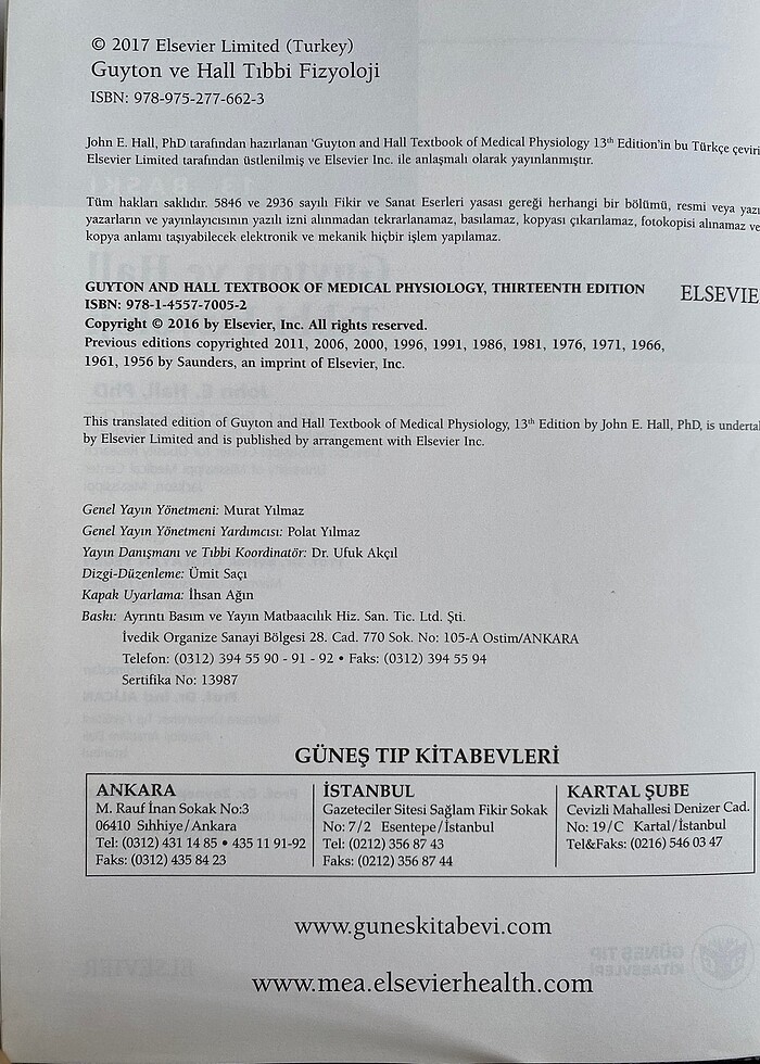 Guyton Tıbbi Fizyoloji - Görsel 2