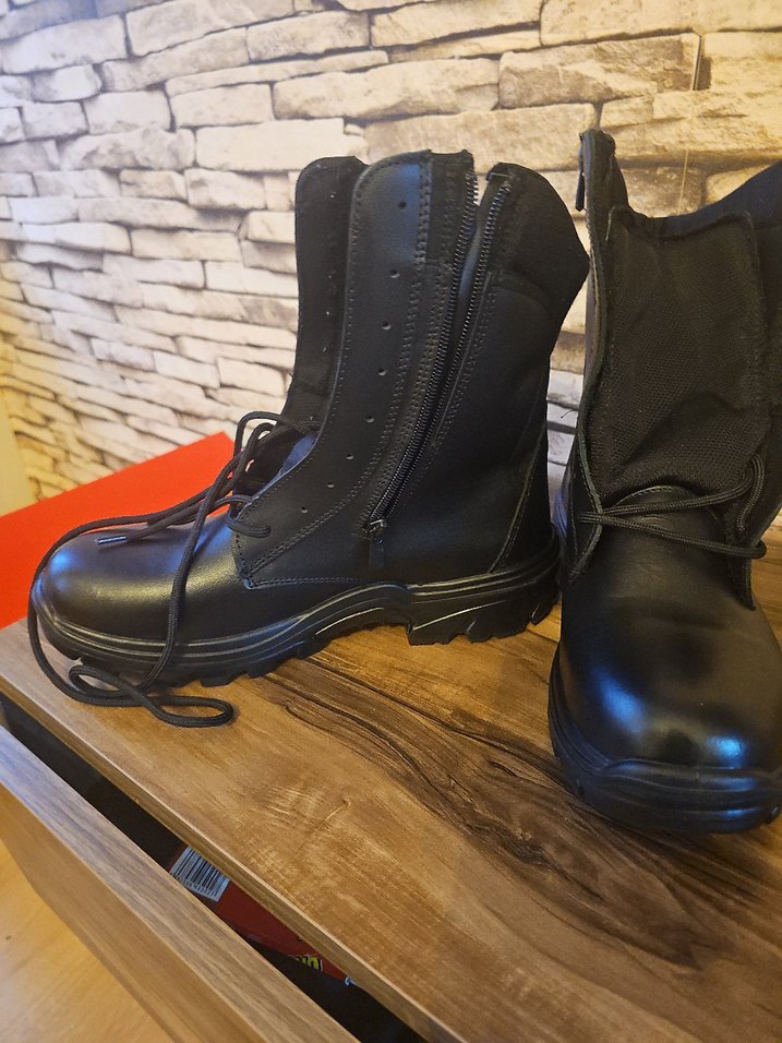 Siyah Kemer Detaylı Erkek Street Wear Bot - Görsel 4