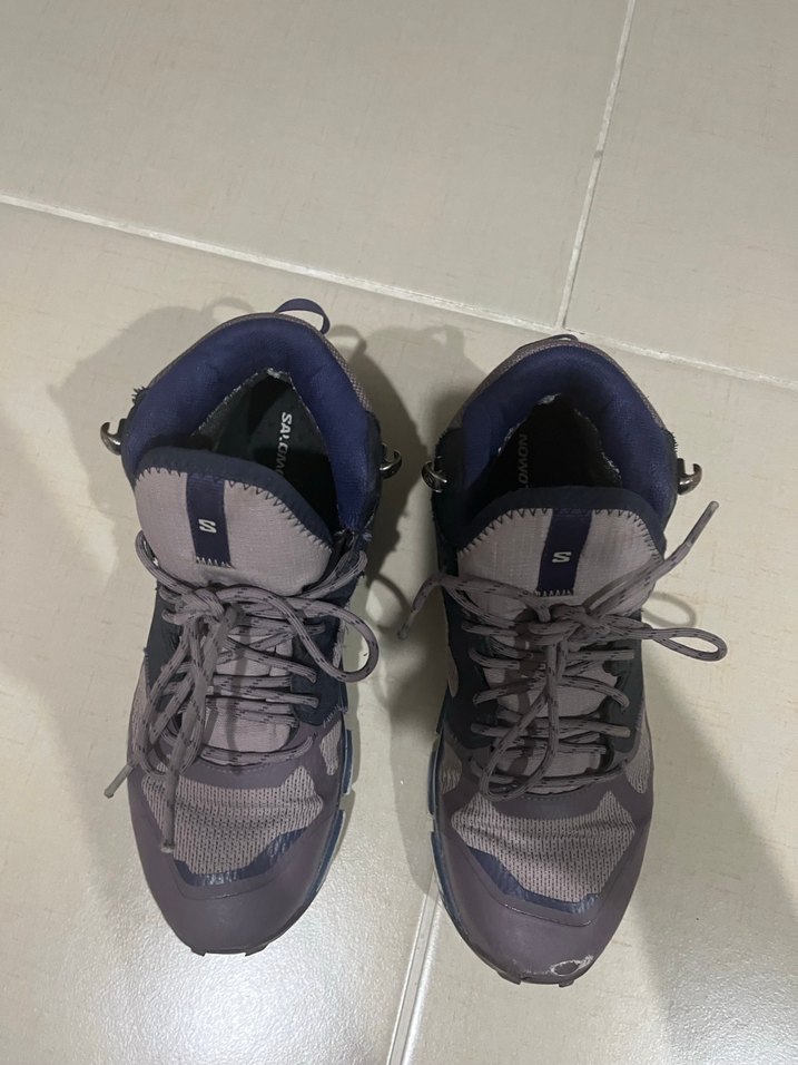 Unisex mor Mavi Spor Outdoor salomon bot - Görsel 5