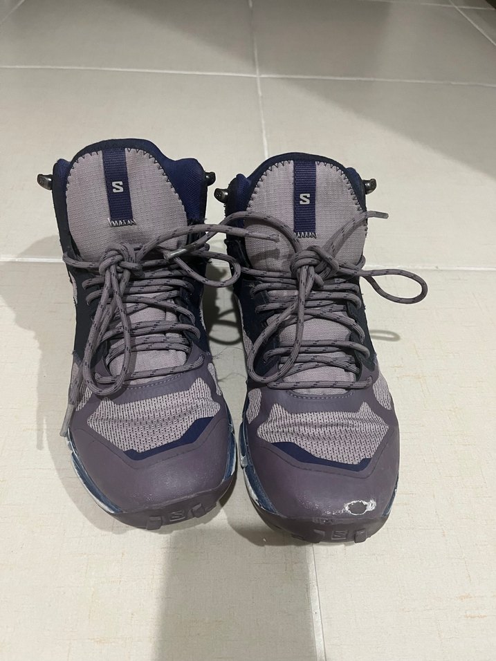 Unisex mor Mavi Spor Outdoor salomon bot - Görsel 4