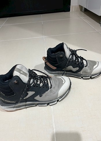 Gri Bağcıklı unisex Outdoor Spor Ayakkabı - Görsel 2