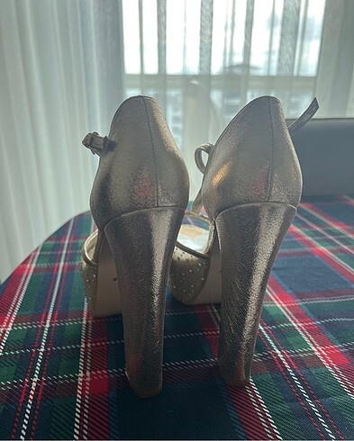 38 Beden camel Renk 38 numara platform topuk