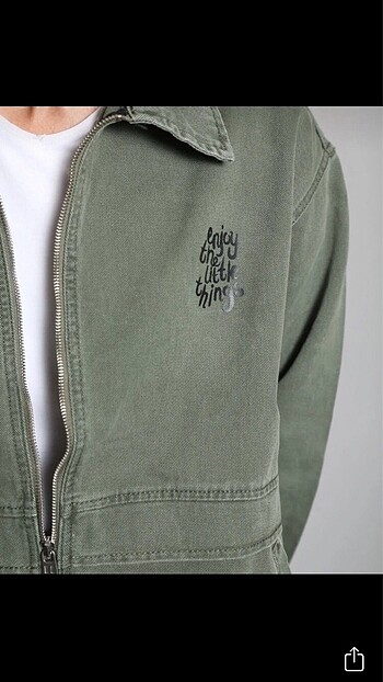 xl Beden Unisex Haki Oversize Kot Ceket