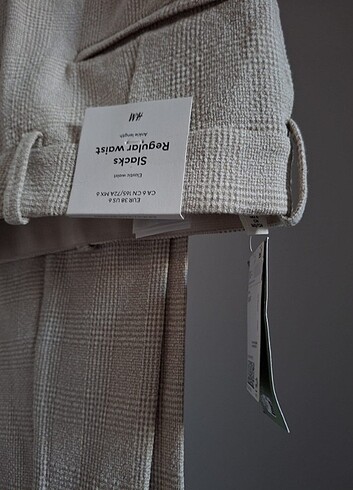 38 Beden ten rengi Renk H&M Cigarette Pantolon