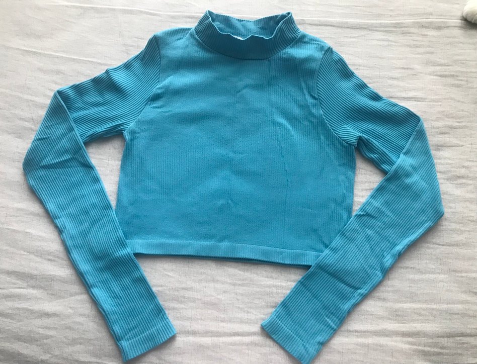 Fitilli mavi crop - Görsel 2