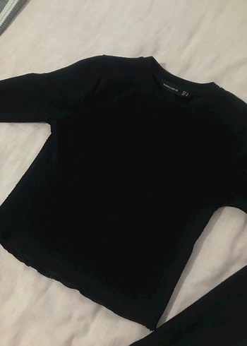 Siyah Uzun Kollu Body - Görsel 3