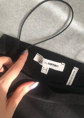 Siyah İnce Askılı Bralet - Görsel 3