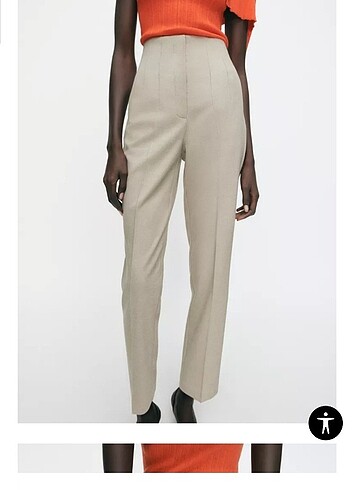 Orjinal siyah zara pantolon etiketli
