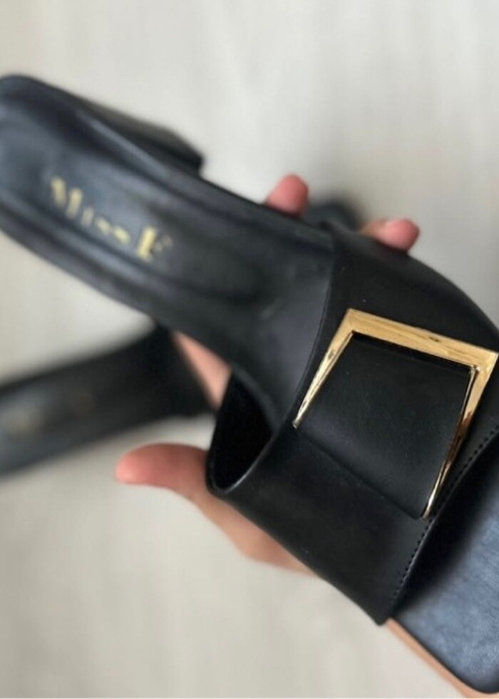 Flo kadın topuklu terlik - Görsel 3